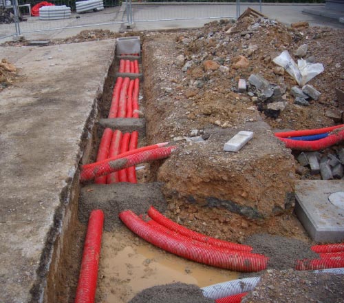 Costruzione cavidotti Livorno